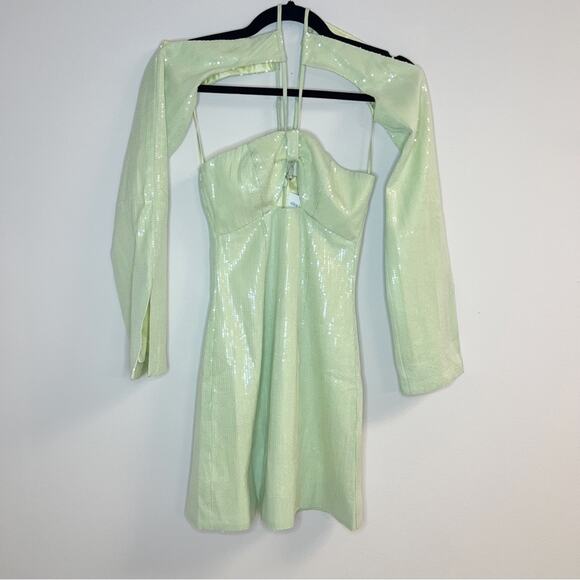 Alice McCall Night Sky Mini Sequin Dress Size US 0 / AU 4 - Picture 3 of 11